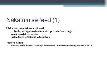 Bioloogilised ohutegurid töökeskkonnas #6
