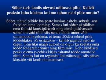 Autorikaitse seadus #5