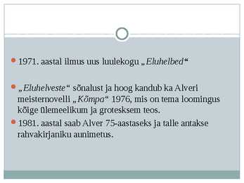Betti Alver powerpoint #9