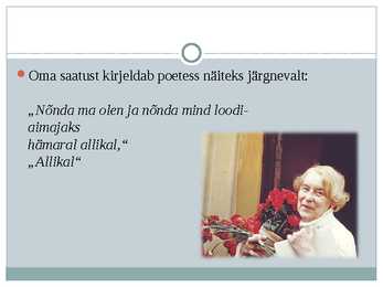 Betti Alver powerpoint #10