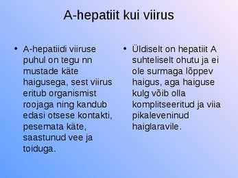 A-Hepatiit #3