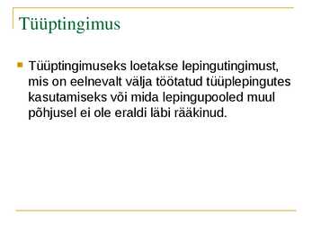 Võlaõigus #5