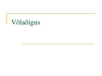 Võlaõigus