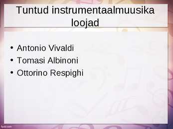Itaalia muusika #10