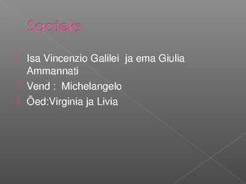 Galileo Galilei #2