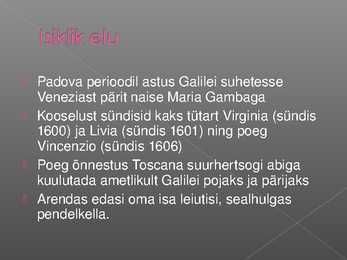 Galileo Galilei #7