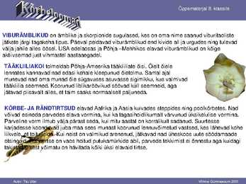 Kõrbe loomad #6