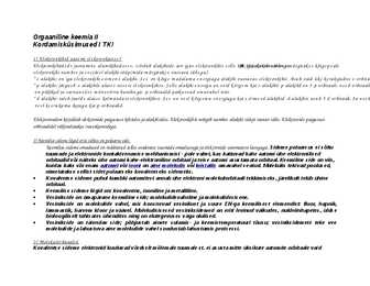 Orgaaniline keemia II