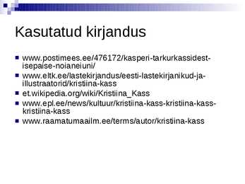Kristiina Kass #11