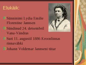 Lydia Koidula #2