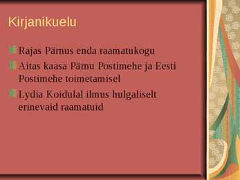 Lydia Koidula #7