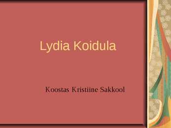 Lydia Koidula