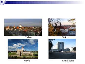 Estonia- ingliskeelne Power-Pointi esitlus #5
