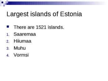 Estonia- ingliskeelne Power-Pointi esitlus #6