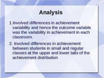 Esitlus-Do Small Classes Reduce #7