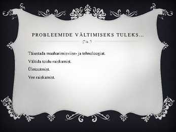 Maailma toiduprobleemid #14