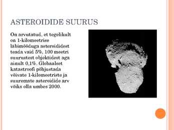 Mis on asteroidid ja kuidas tekkisid #11
