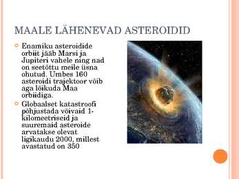Mis on asteroidid ja kuidas tekkisid #14