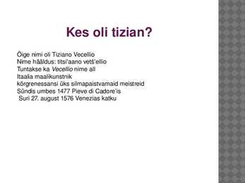 Tizian #2