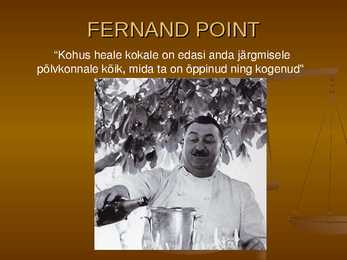 Kuulsaimad kokad Eestis-Prantsusmaal-Inglismaal #12