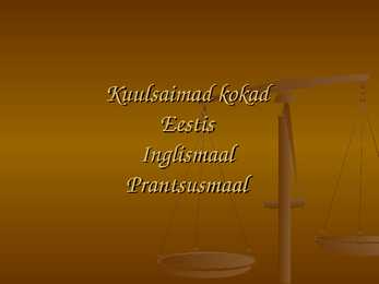 Kuulsaimad kokad Eestis-Prantsusmaal-Inglismaal