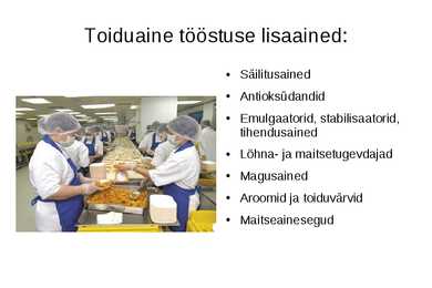 Toiduainete keemia #2