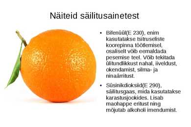 Toiduainete keemia #4