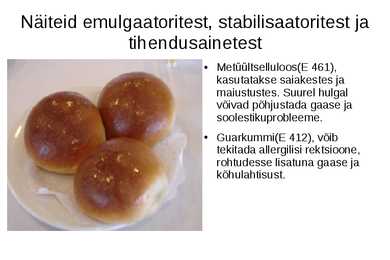 Toiduainete keemia #6