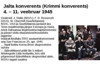 Rahvusvahelised suhted 20-sajandil #16