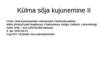 Rahvusvahelised suhted 20-sajandil #21
