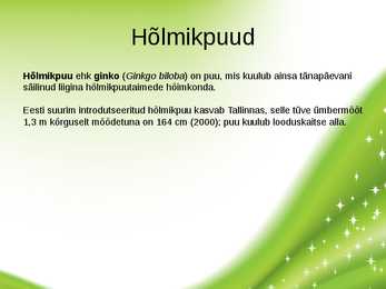Paljasseemnetaimed #7