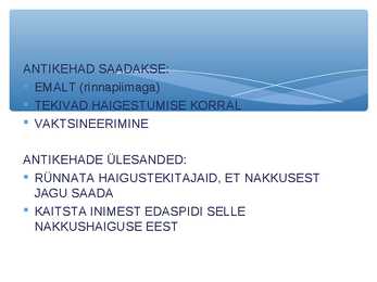 Immuunsüsteemi kaitsemine #12