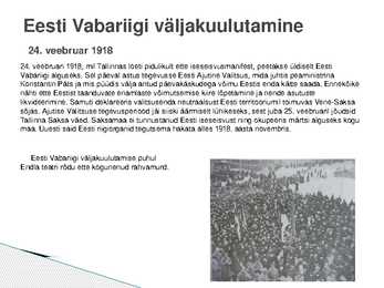 Eesti Vabariigi kultuurisündmus 1918-1940 #2