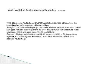 Eesti Vabariigi kultuurisündmus 1918-1940 #4