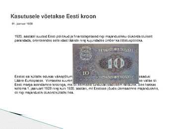 Eesti Vabariigi kultuurisündmus 1918-1940 #5