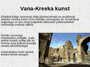 Vana-Kreeka kunst #2