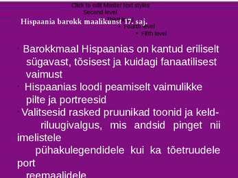 Itaalia ja Hispaania barokkmaalikunst 17 sajandil #14