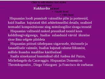Itaalia ja Hispaania barokkmaalikunst 17 sajandil #30
