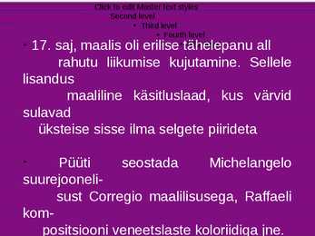 Itaalia ja Hispaania barokkmaalikunst 17 sajandil #8