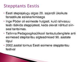 Stepptants #12
