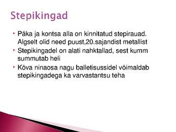 Stepptants #9
