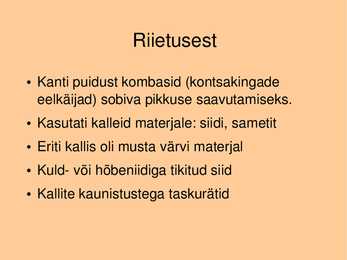 RENESSANSS JA MOOD #11