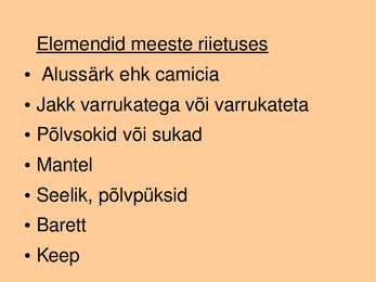 RENESSANSS JA MOOD #20