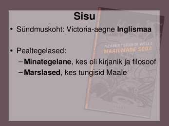 Raamatuesitlus-Maailmade sõda #3