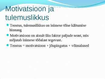 Juhtimispsühhloogia #27