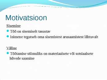 Juhtimispsühhloogia #30