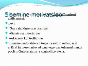 Juhtimispsühhloogia #31