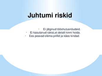 Riskianalüüs #3
