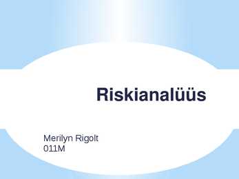 Riskianalüüs