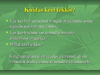 Maailma keeled ja keelkonnad #2